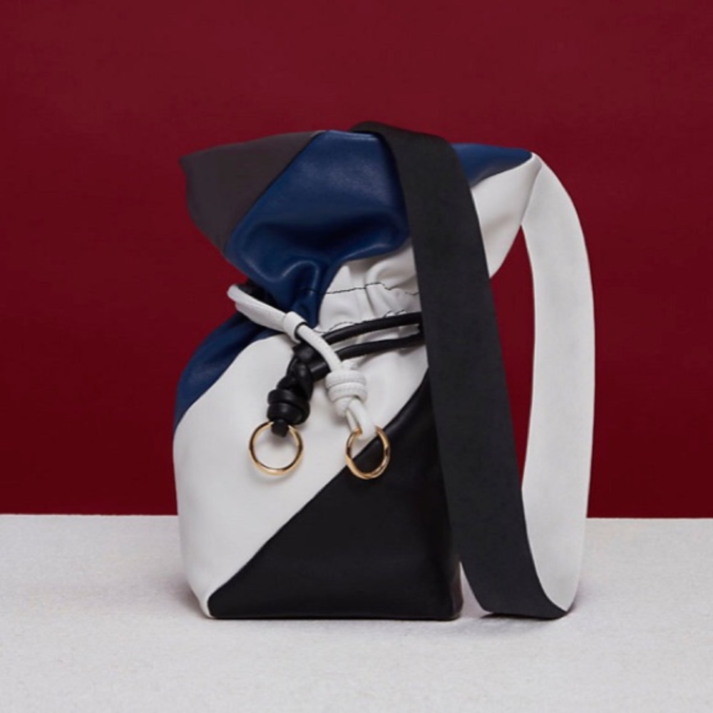 Diane Von Furstenberg drawstring bag.